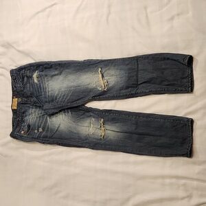 Dear John jeans Jesse‎ Boyfriend Women's 25 blue denim distressed